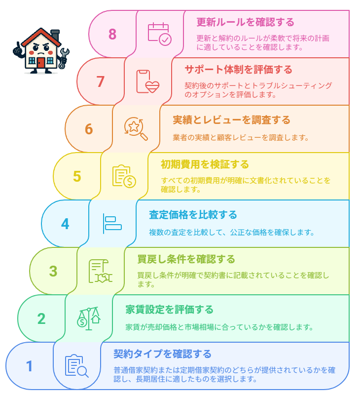 業者選びのポイントの図解